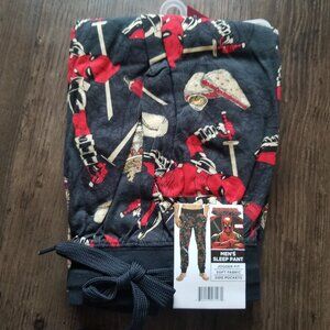 Marvel Deadpool Men's Sleep Lounge Pants - Jogger Style with pockets